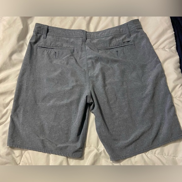 O'neill Reserve Slub Hybrid Shorts Men's 36 Gray Heather Hyperfreak Stretch - Picture 8 of 8